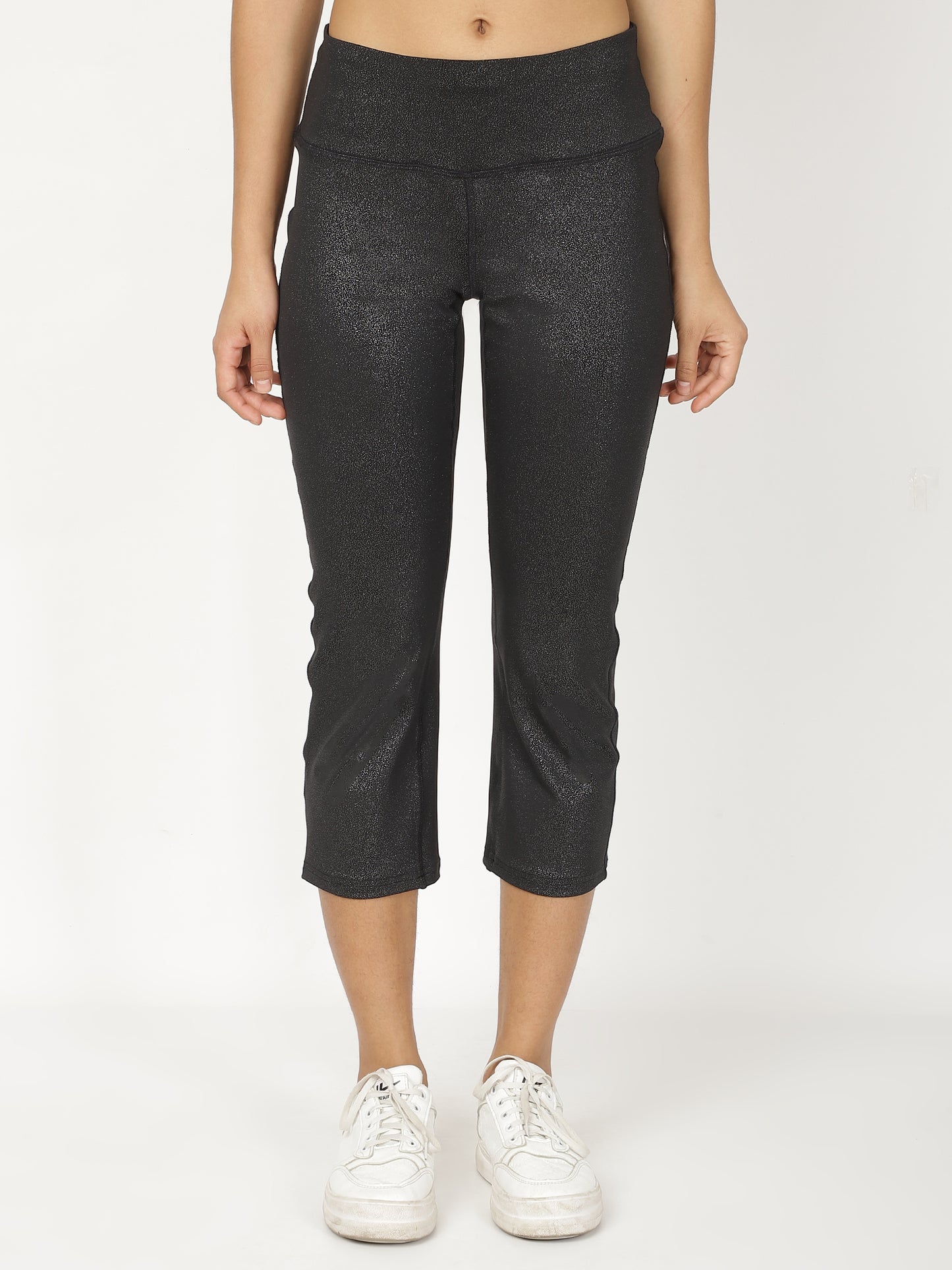 Black Shimmer Smart Pants