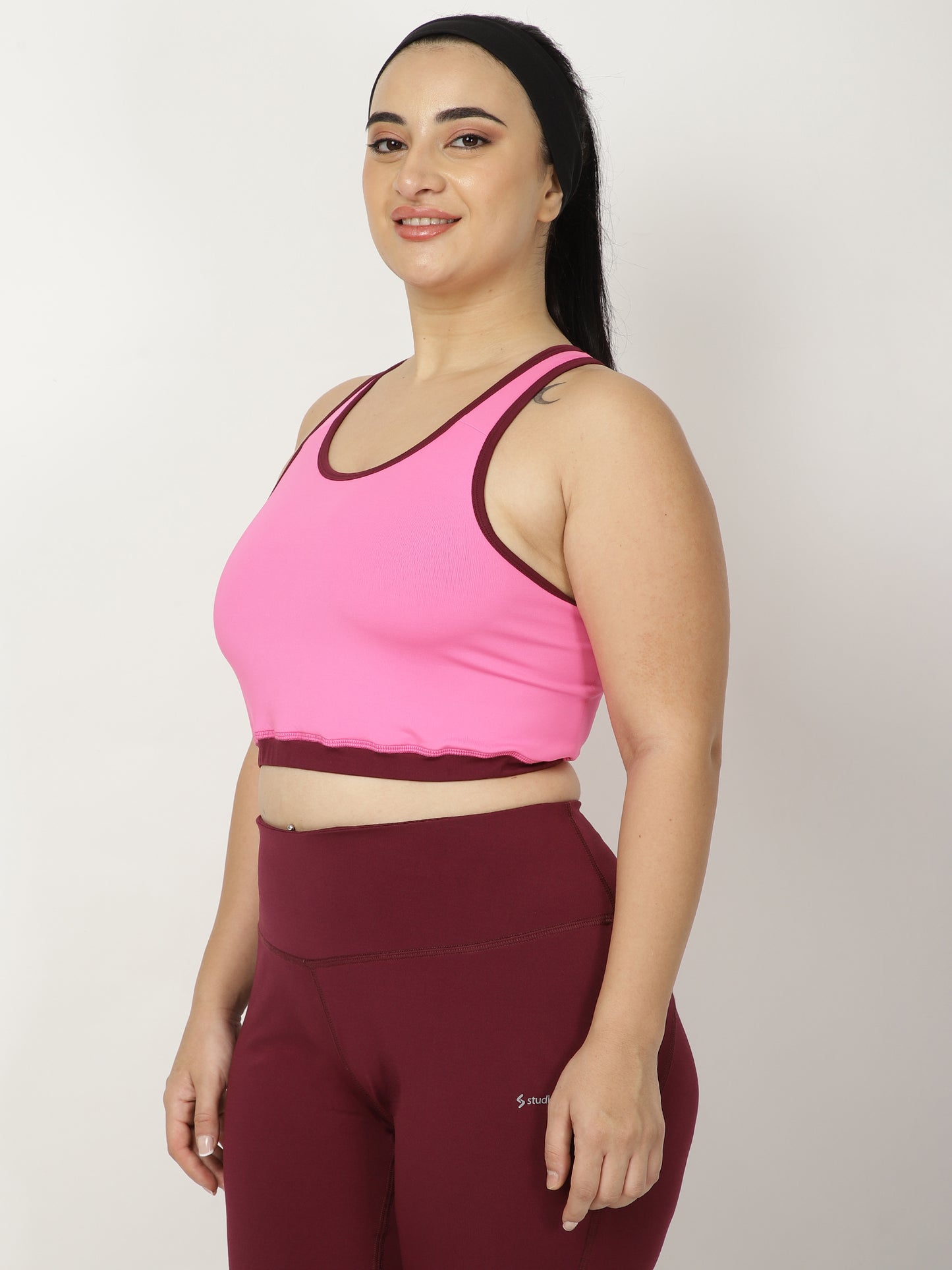 Neo-Pink Sports Bra