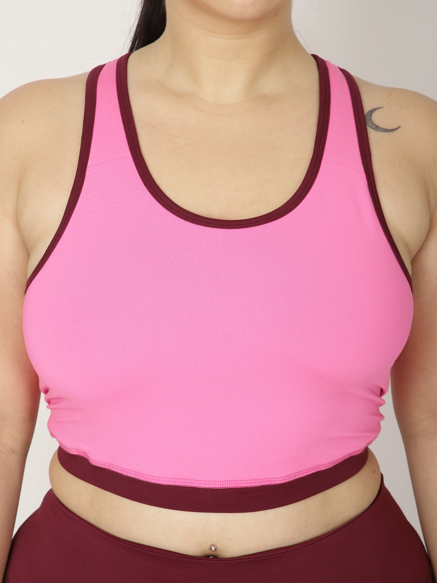 Neo-Pink Sports Bra