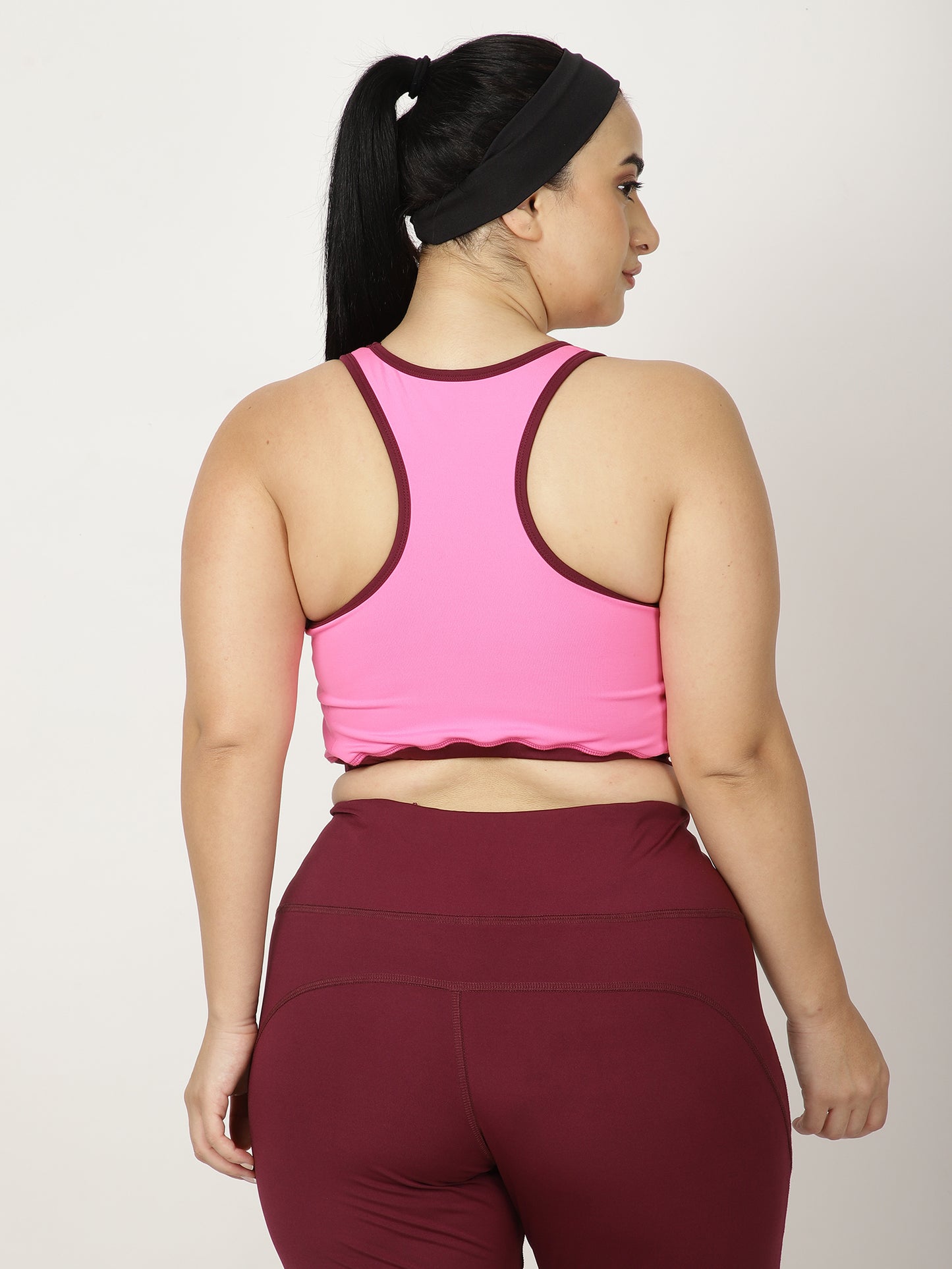 Neo-Pink Sports Bra