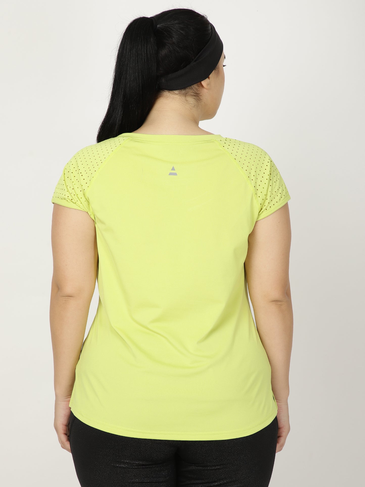 Neo-Green Laser-Cut Classy Lady Tee