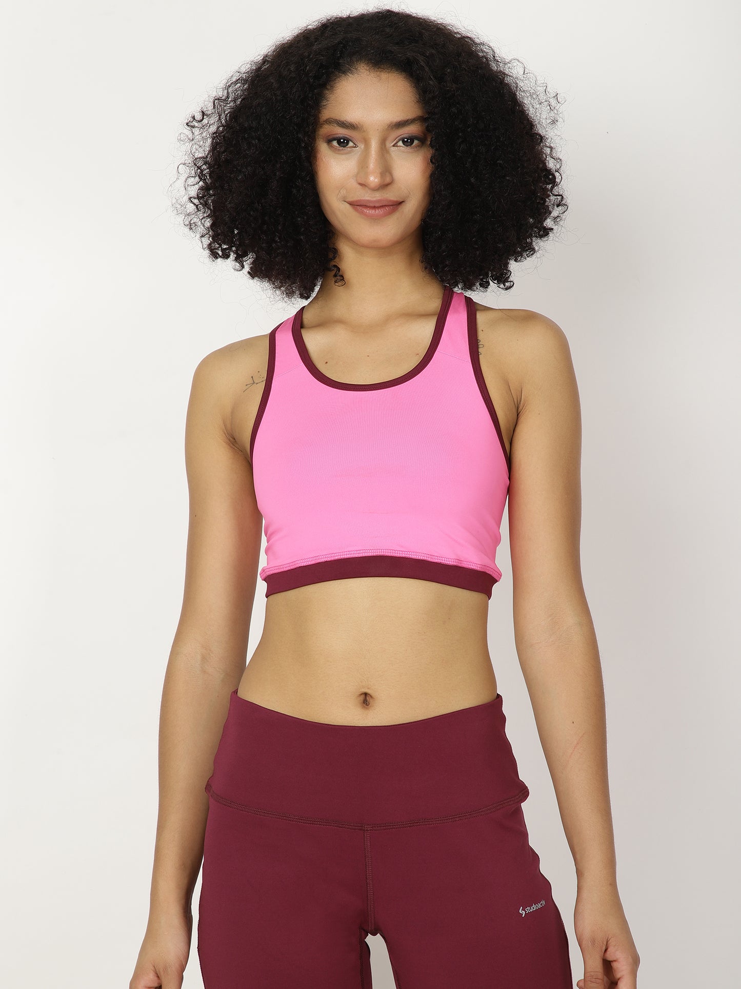 Neo-Pink Sports Bra