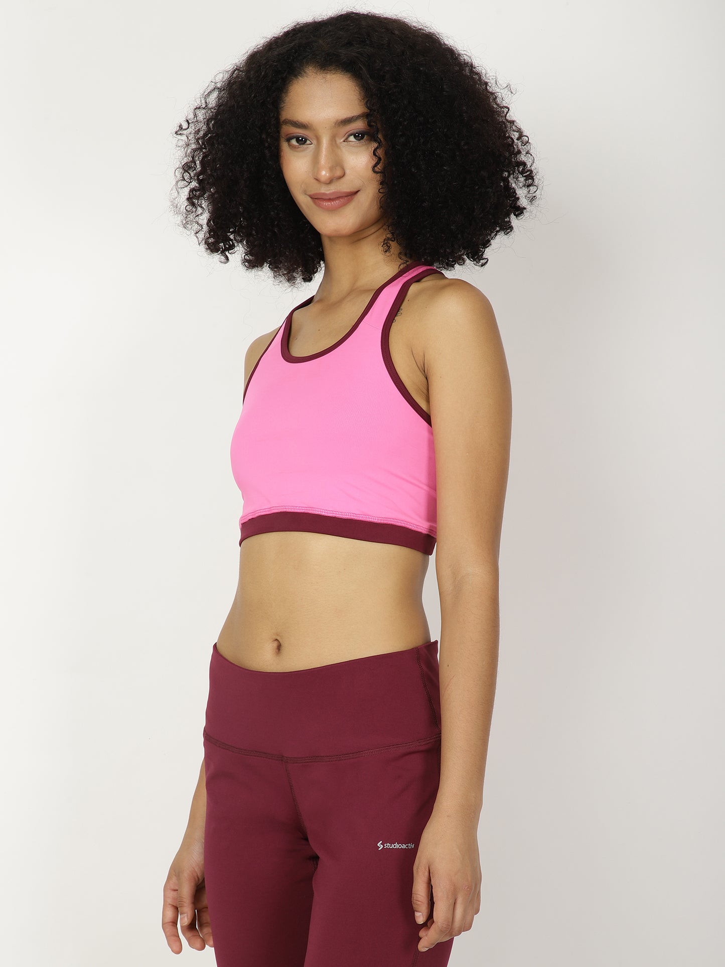 Neo-Pink Sports Bra