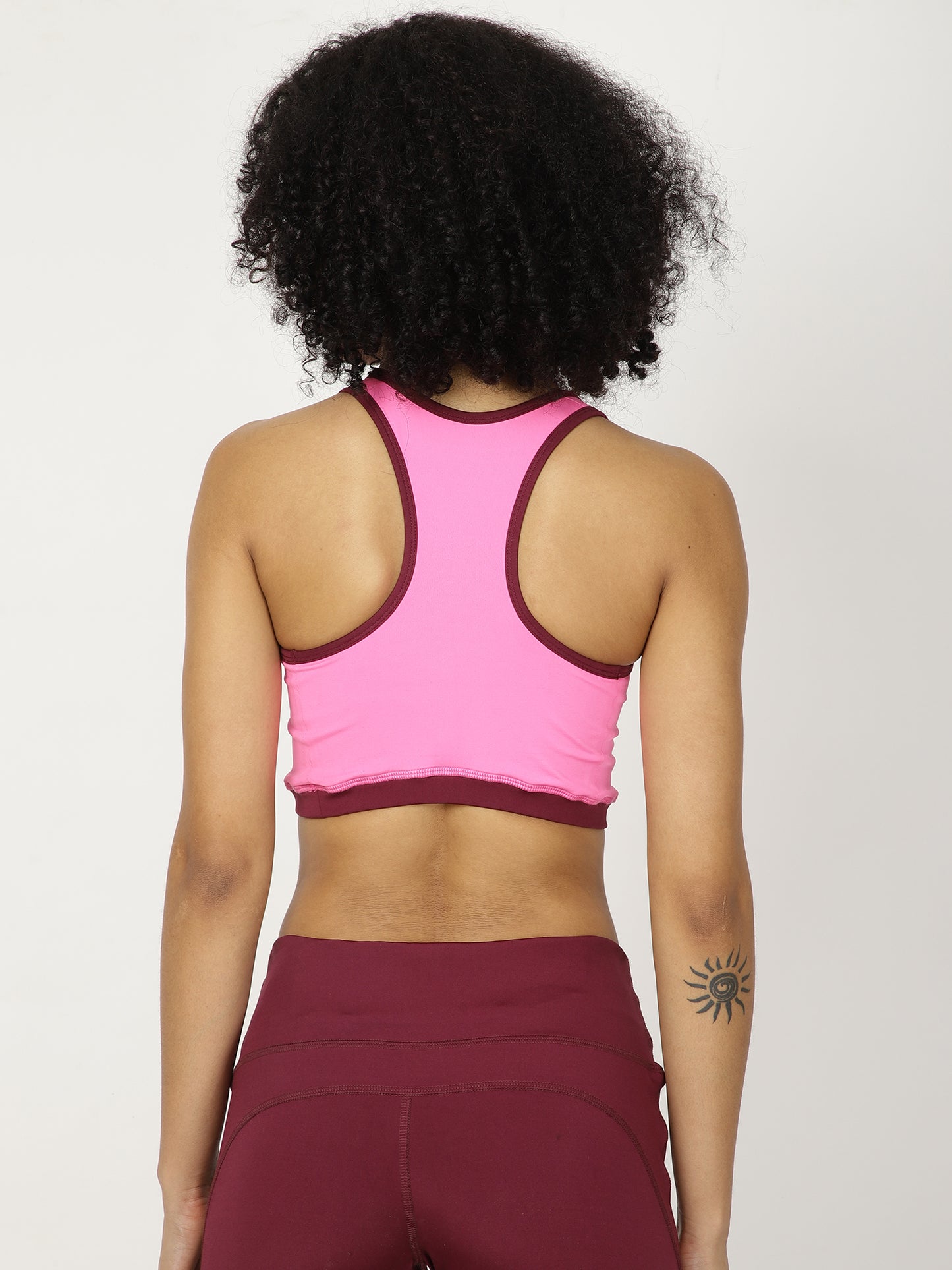 Neo-Pink Sports Bra