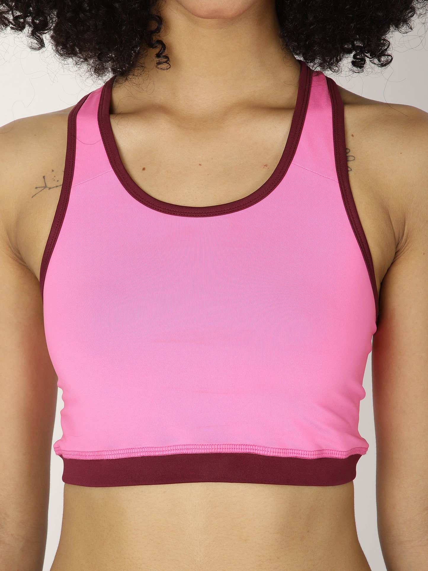 Neo-Pink Sports Bra