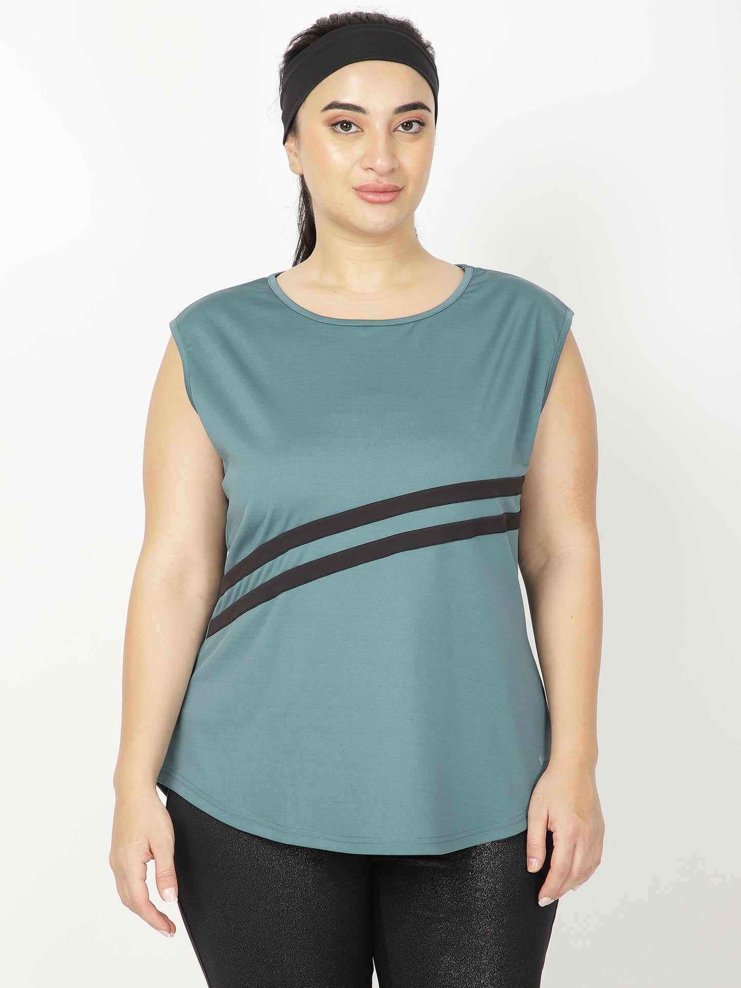 Olive Be Strong Sleeveless Tee