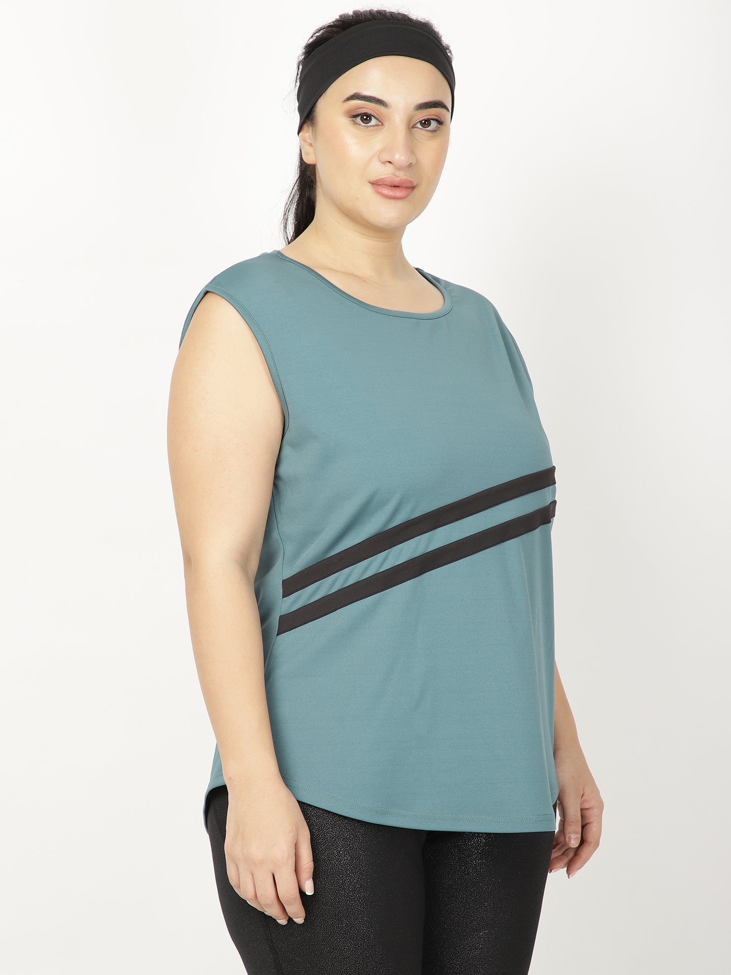 Olive Be Strong Sleeveless Tee