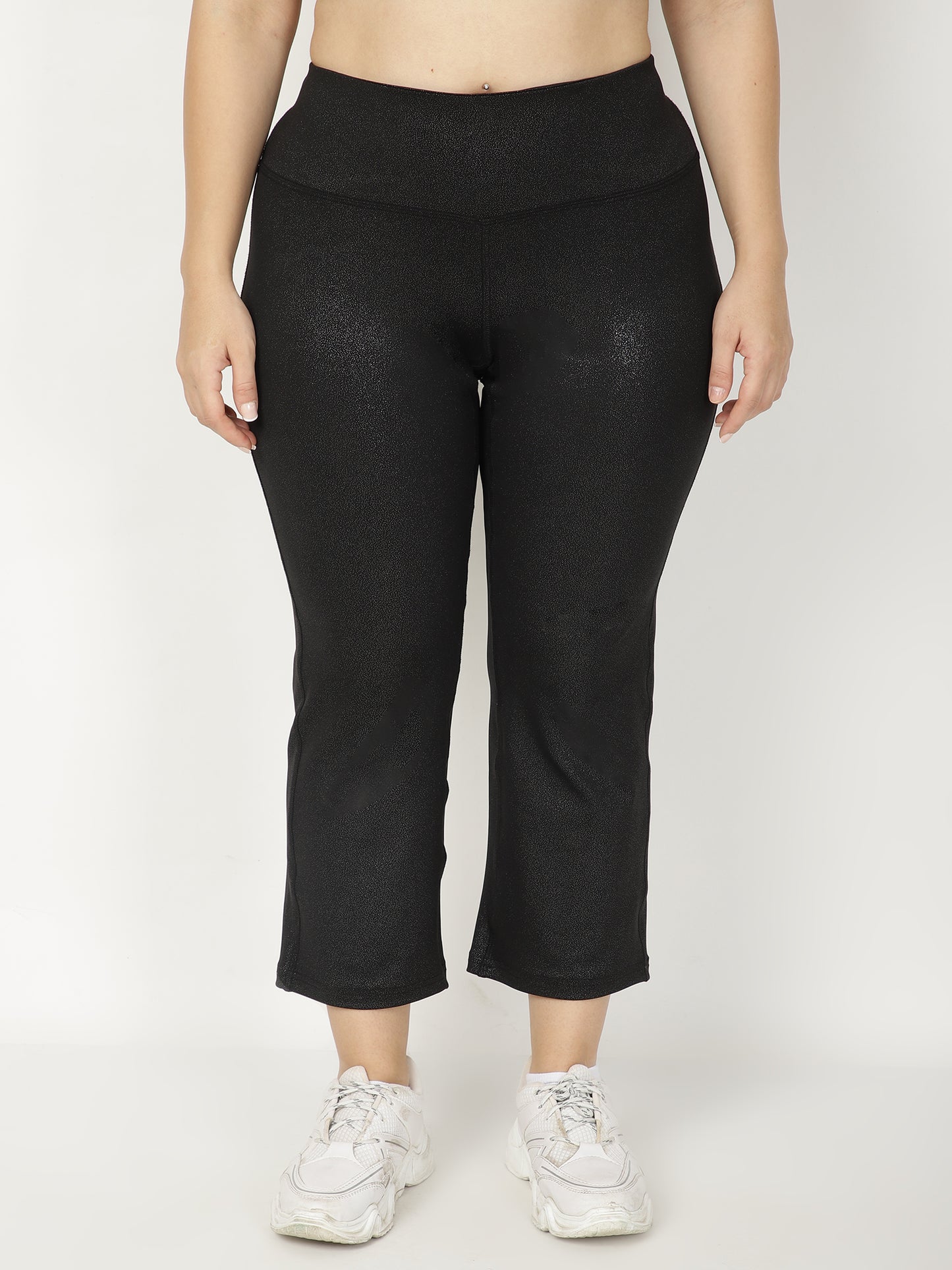 Black Shimmer Smart Pants