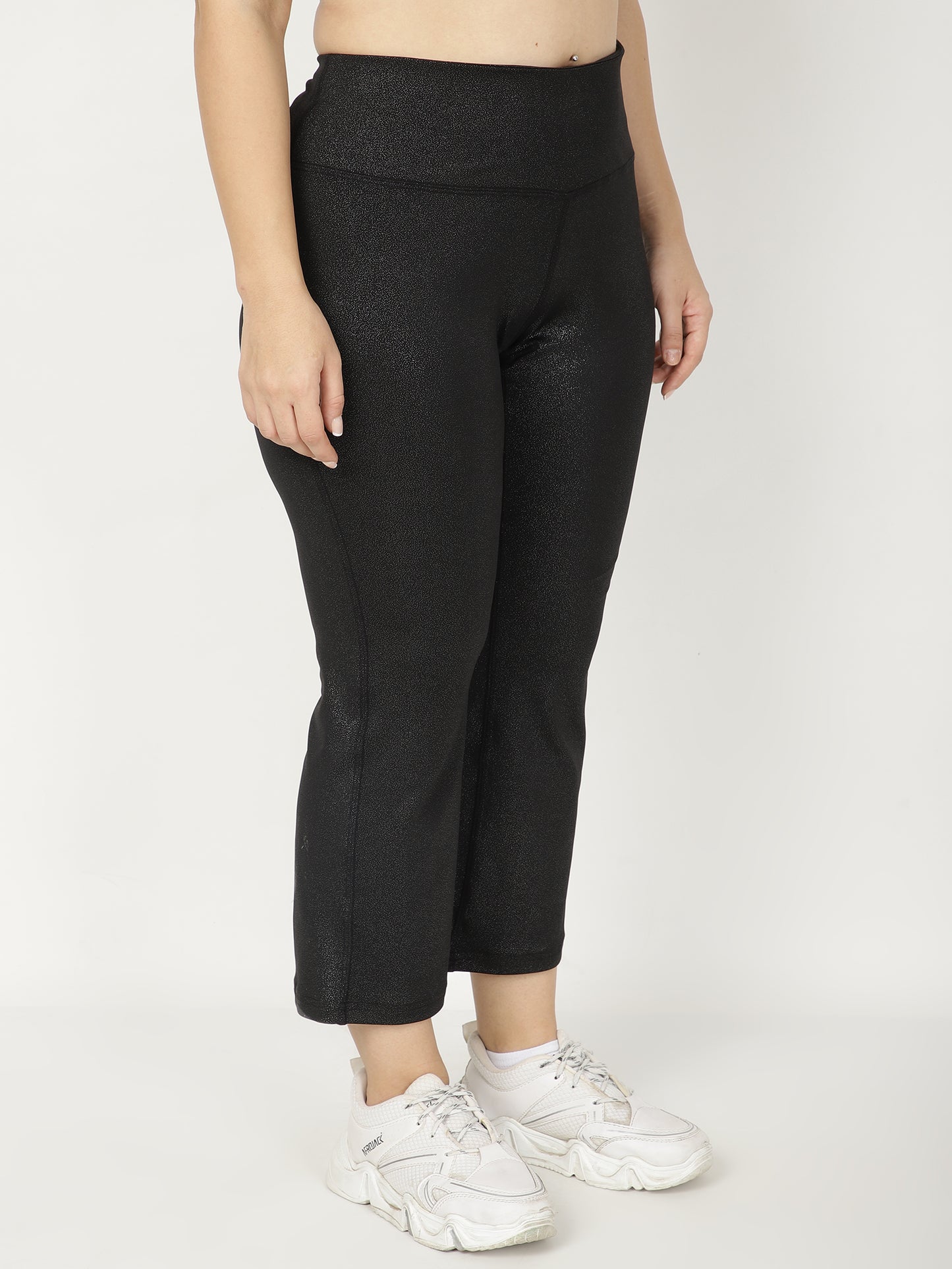 Black Shimmer Smart Pants