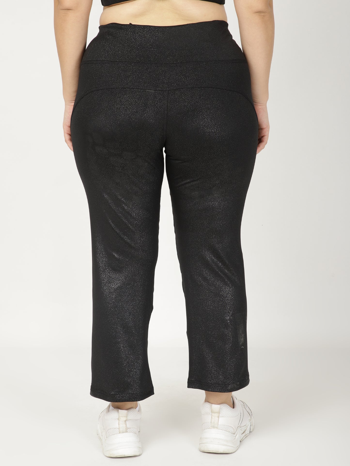 Black Shimmer Smart Pants