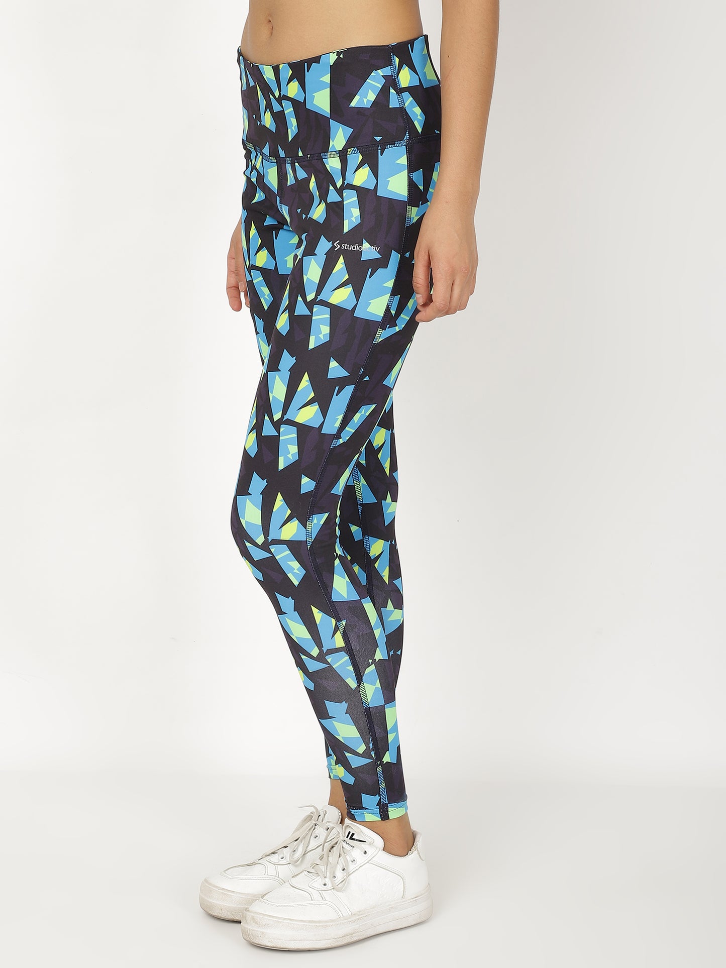 GEOMETRIC PRINT LEGGINGS