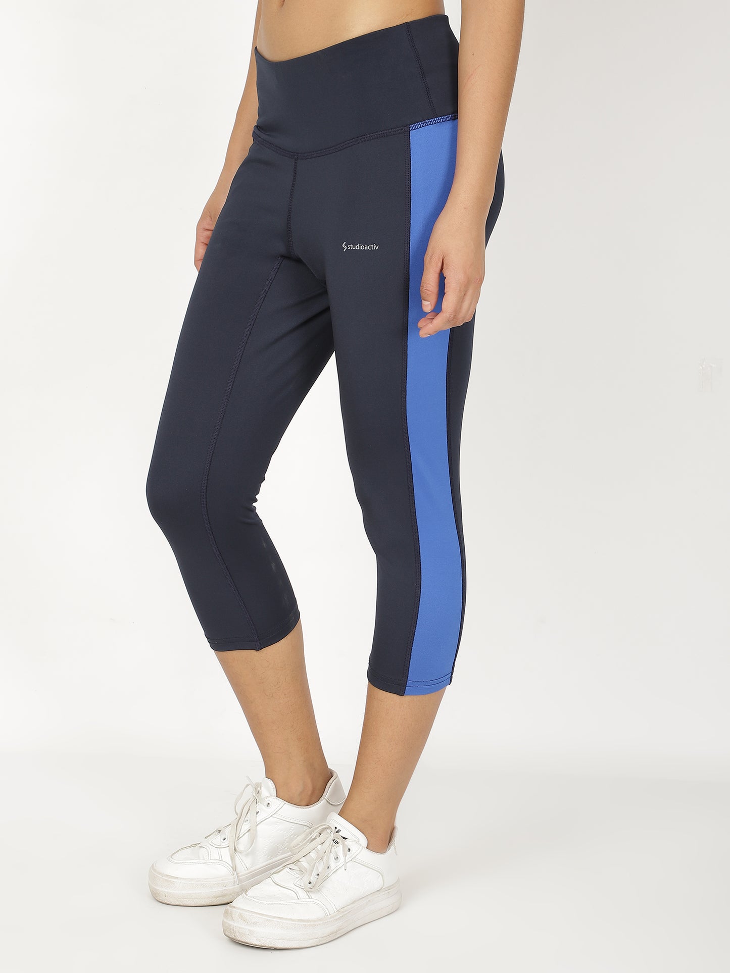 Navy Royal Blue Summer Breeze Capri