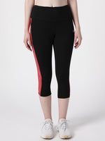 Black Red Summer Breeze Capri