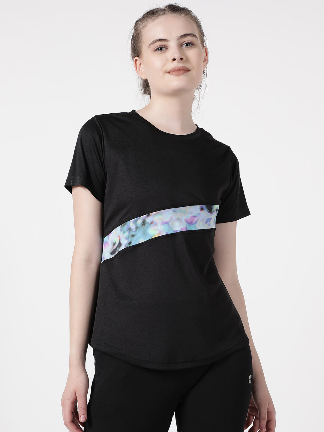 Black Abstract Tunic