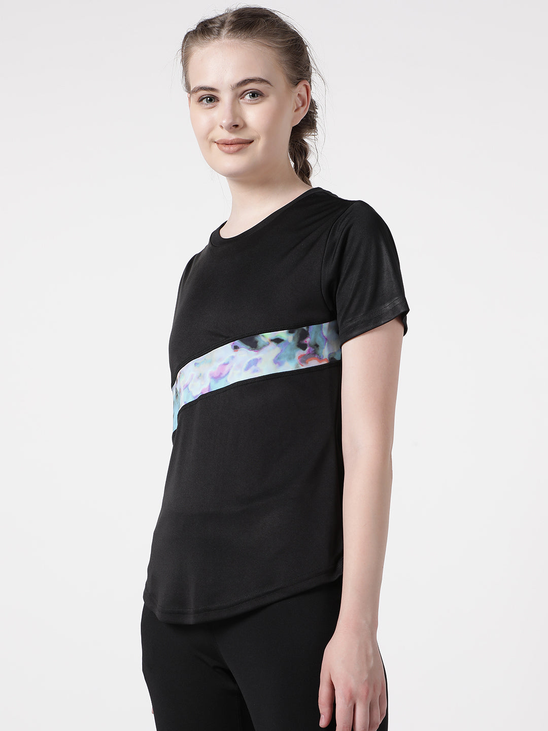 Black Abstract Tunic