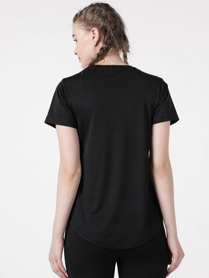 Black Abstract Tunic