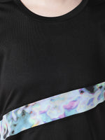 Black Abstract Tunic