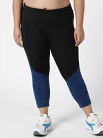 Black Royal Print Style Diva Capri