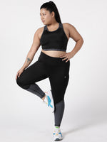 Black Grey Style Diva Leggings