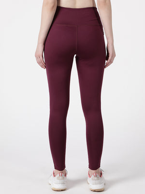 Maroon Be Strong Leggings