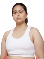 White Sports Bra