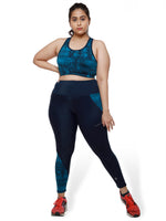 Navy Teal Roadrunner Leggings