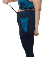 Navy Teal Roadrunner Leggings