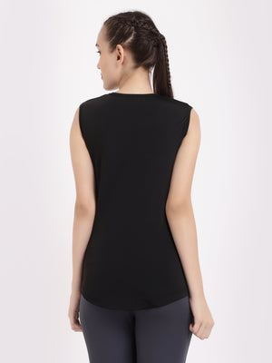 Black Neo-Pink Be Strong Tee