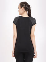 Black Shimmer Feel Free Tee