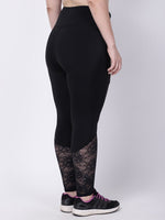 Black Lace Dainty Darling Leggings