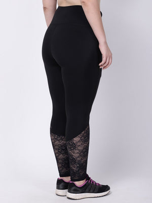 Black Lace Dainty Darling Leggings