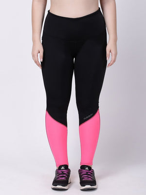 Black-NeoPink Style Diva Leggings