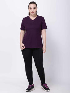 Deep Purple Picture Perfect Tee Curvy