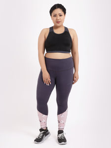 Grey Butterfly Style Diva Leggings