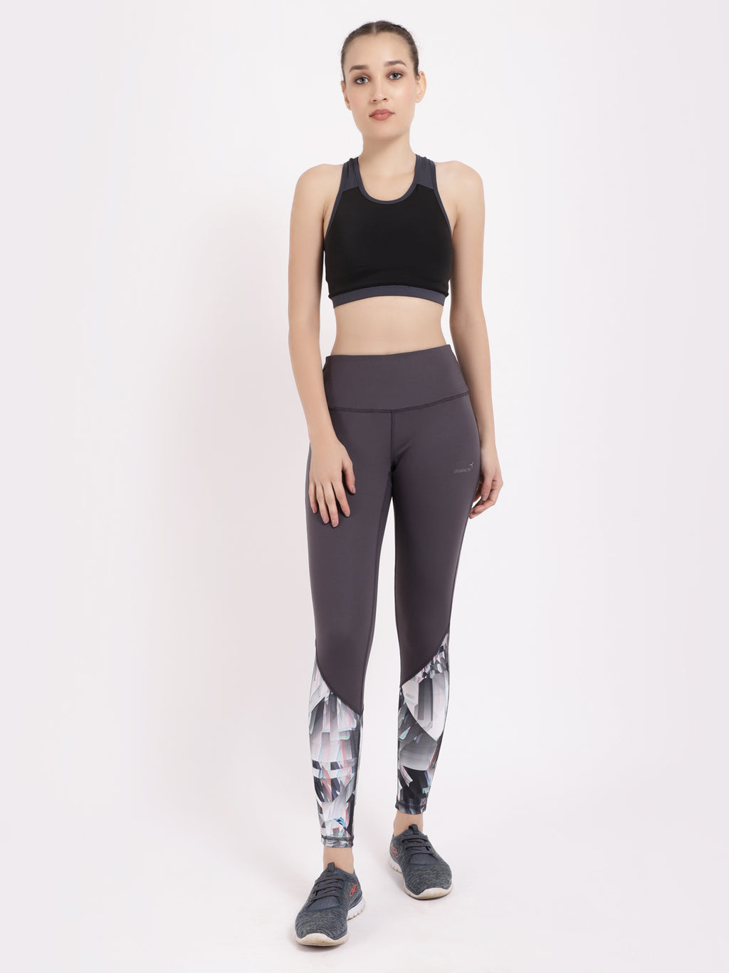 Grey Urban Style Diva Leggings