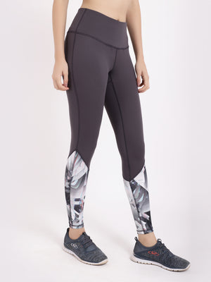 Grey Urban Style Diva Leggings