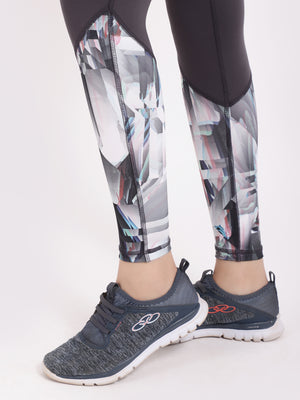 Grey Urban Style Diva Leggings