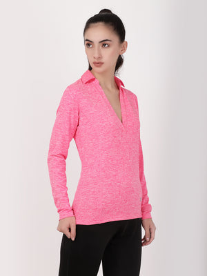 Neo Pink Jazzy Full Sleeves Tee