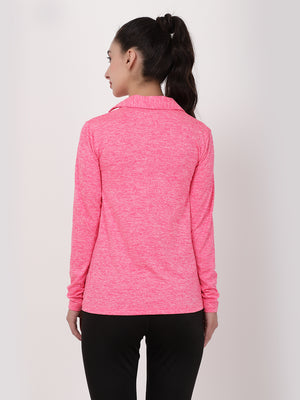 Neo Pink Jazzy Full Sleeves Tee
