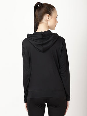 Dusty Rose Sassy Full Sleeves Hoodie