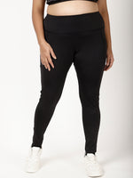 Black Laser Cut Pace Leggings