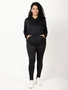 Black Sassy Full Sleeves Hoodie