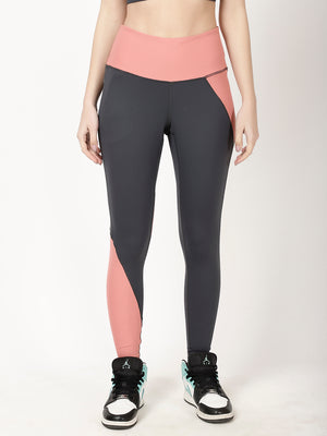 Grey Peach Road Runner Leggings