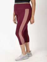 Maroon Peach Summer Breeze Capri