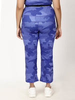 Blue Print Smart Pants