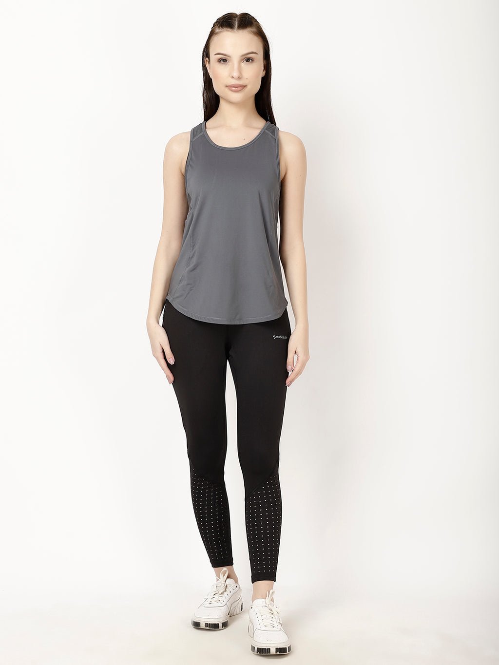 Grey Smart Racerback Tee