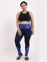 Navy Print Style Diva Leggings
