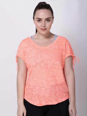 Neo-Orange Burnout Light Breeze Tee