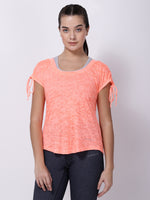 Neo-Orange Burnout Light Breeze Tee