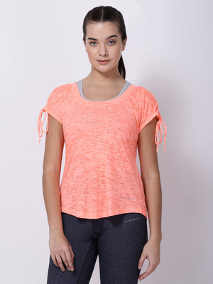 Neo-Orange Burnout Light Breeze Tee